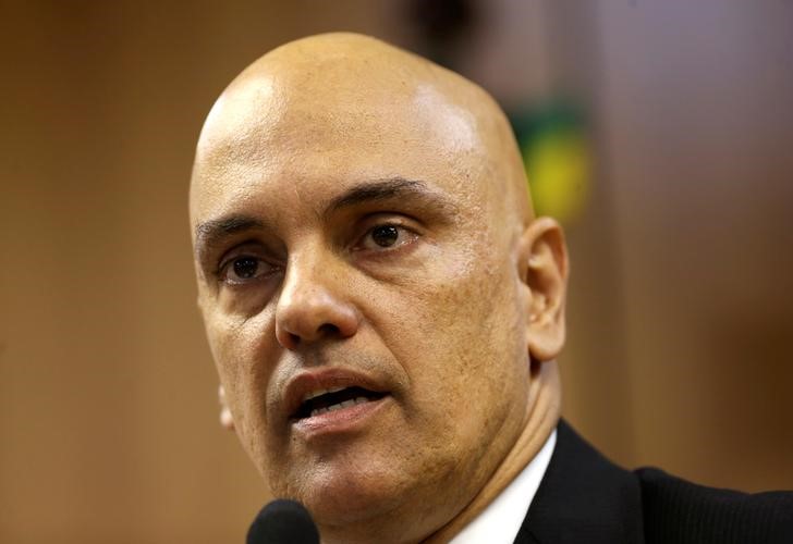 © Reuters. Ministro da Justiça, Alexandre de Moraes, em Brasília