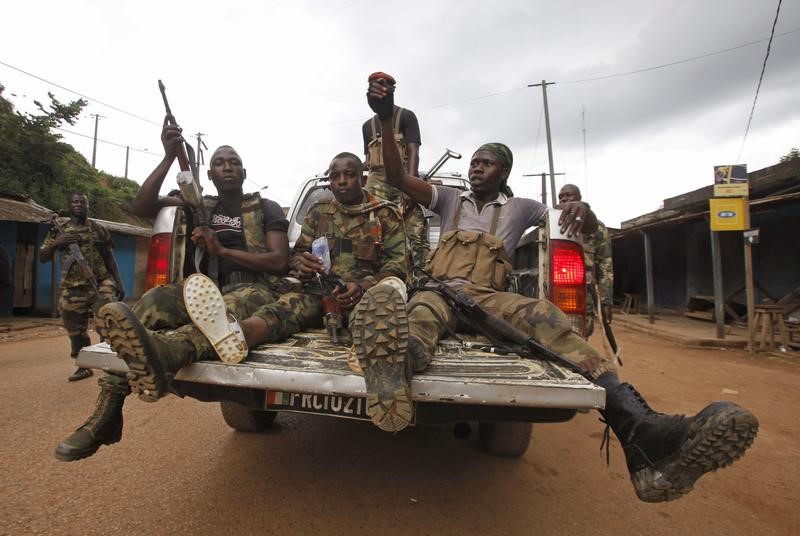 © Reuters. جنود غاضبون يسيطرون على ثاني أكبر مدينة في ساحل العاج