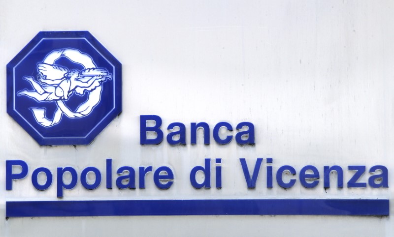 © Reuters. OFFRE D'INDEMNISATION DE POPOLARE DI VICENZA ET VENETO BANCA