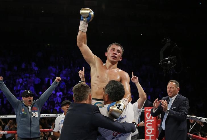 © Reuters. Gennady Golovkin v Kell Brook WBC, IBF & IBO World Middleweight Titles