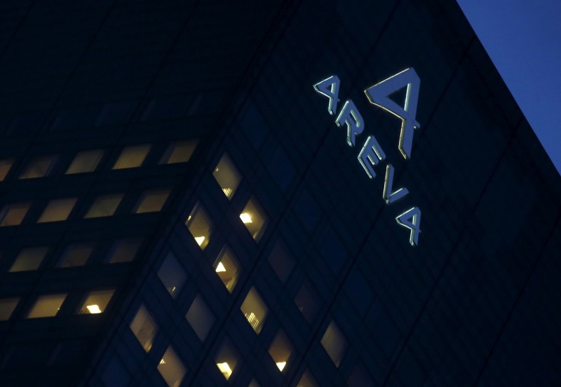 © Reuters. A view shows the Areva Tower, the headquarters of the French nuclear reactor maker Areva, at La Defense business and financial district in Courbevoie near Paris