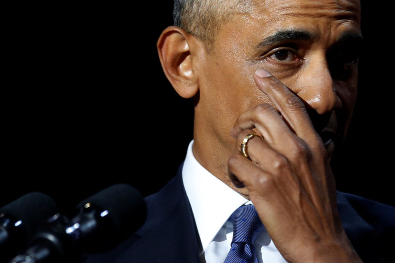 © Reuters. Presidente dos Estados Unidos, Barack Obama, durante discurso em Chicago