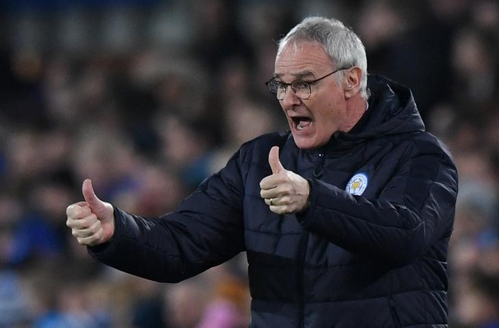 © Reuters. Leicester City manager Claudio Ranieri