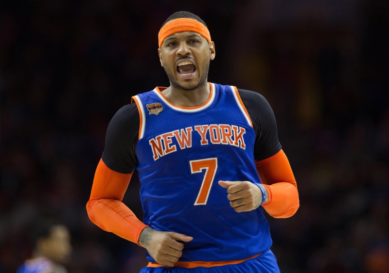© Reuters. NBA: New York Knicks at Philadelphia 76ers