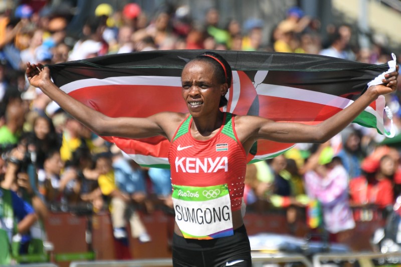 © Reuters. Athletics - Women's Marathon