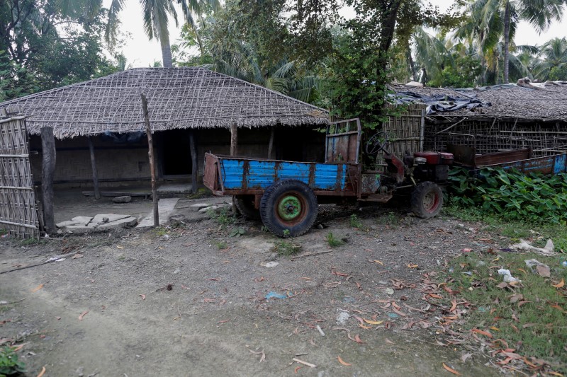 © Reuters. A Rohingya abandoned house is seen at U Shey Kya village outside Maungdaw in Rakhine state