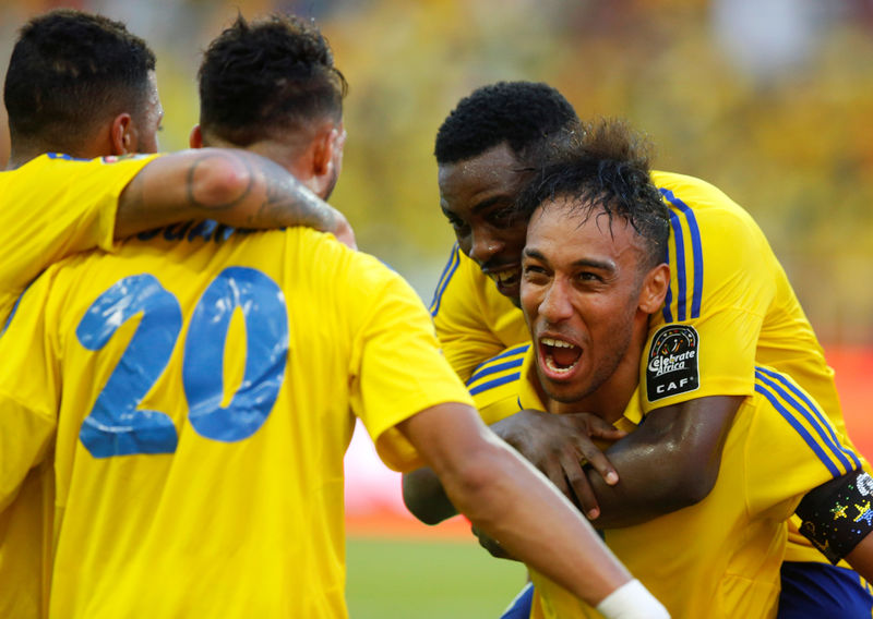 © Reuters. Football Soccer - African Cup of Nations - Gabon v Guinea-Bissau - Stade de l'Amitie - Libreville, Gabon