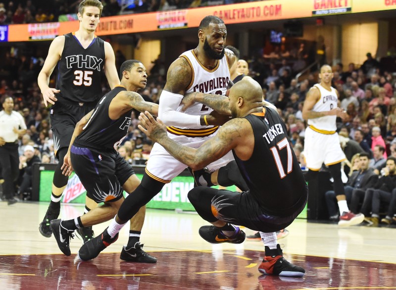© Reuters. NBA: Phoenix Suns at Cleveland Cavaliers