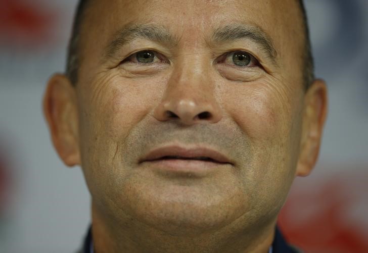 © Reuters. England head coach Eddie Jones during the squad announcement