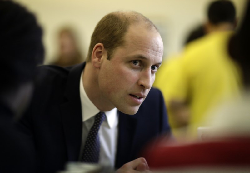 © Reuters. Príncipe William em evento em Londres