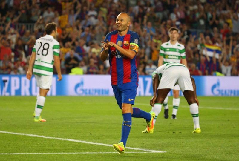 © Reuters. FC Barcelona v Celtic - UEFA Champions League Group Stage - Group C