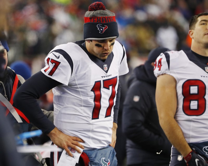 © Reuters. NFL: AFC Divisional-Houston Texans at New England Patriots