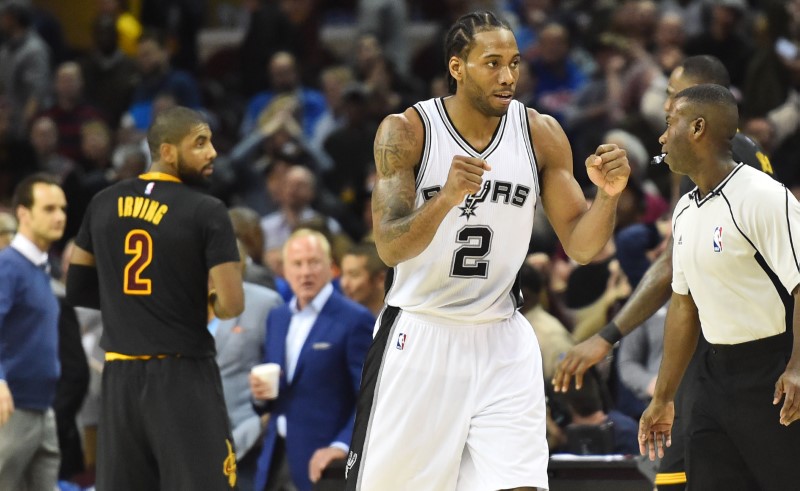 © Reuters. NBA: San Antonio Spurs at Cleveland Cavaliers