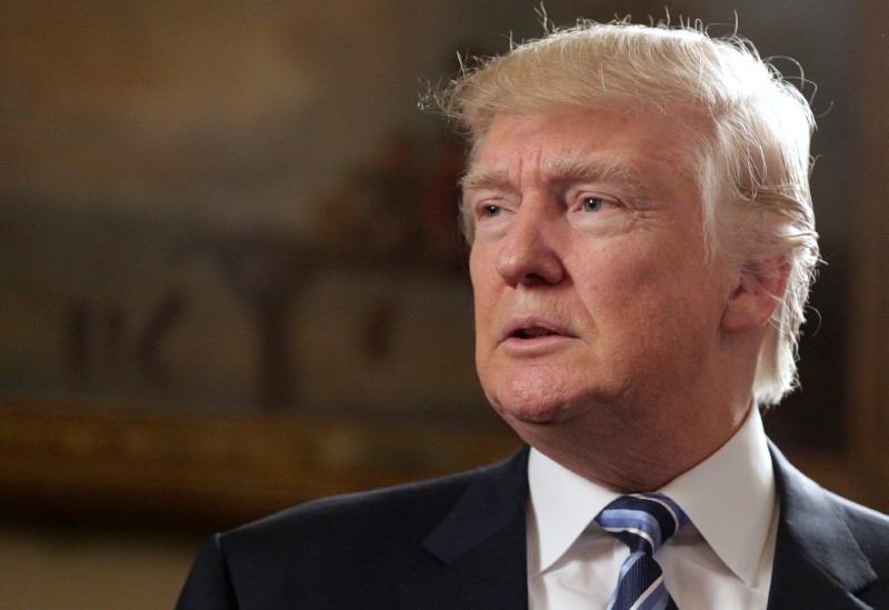 © Reuters. Presidente dos Estados Unidos, Donald Trump, durante evento em Washington