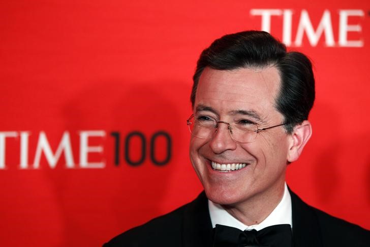 © Reuters. Stephen Colbert durante evento em Nova York