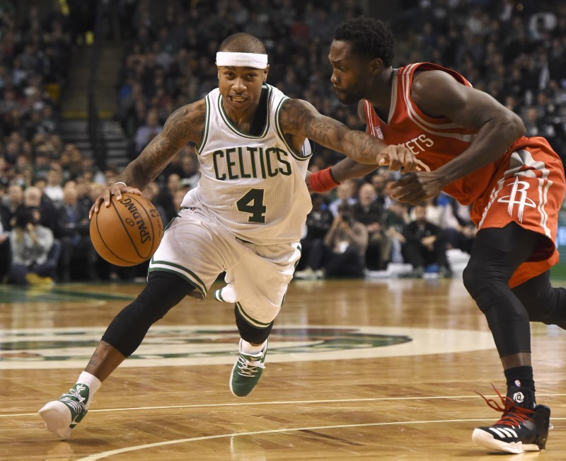 © Reuters. NBA: Houston Rockets at Boston Celtics