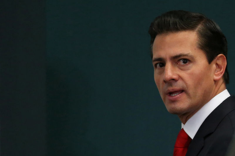 © Reuters. Presidente do México, Enrique Peña Nieto, durante evento na Cidade do México