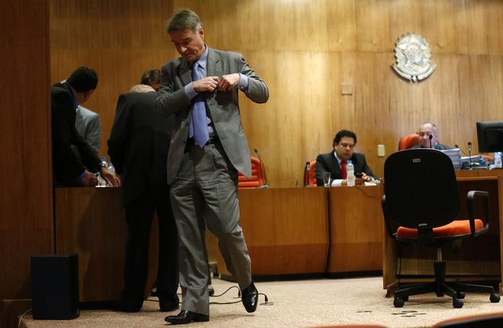 © Reuters. Eike Batista durante audiência no Rio de Janeiro