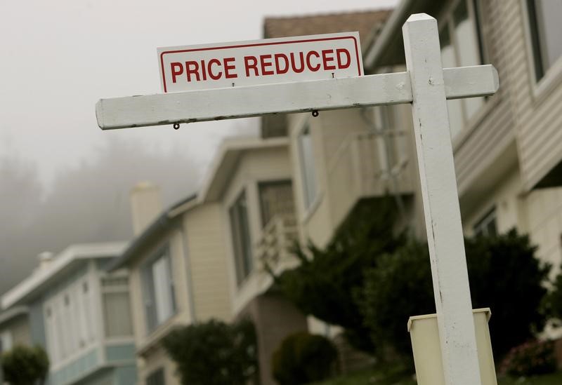 © Reuters. Home shown for sale in Pacifica