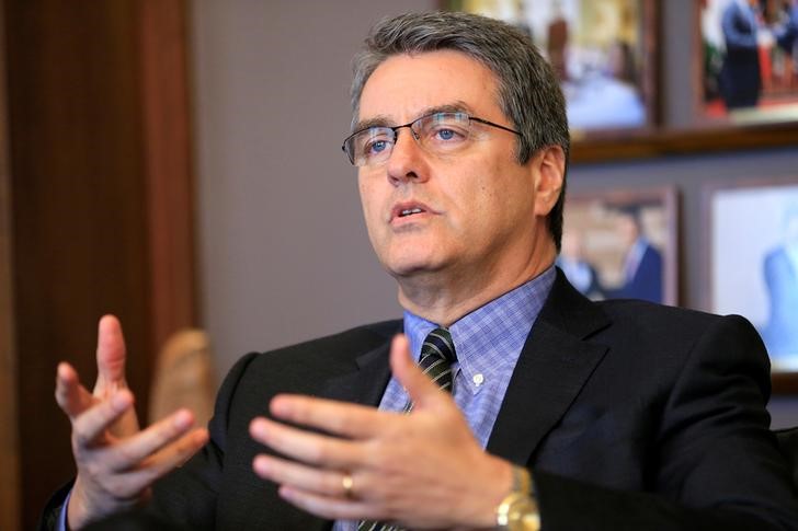 © Reuters. Azevedo concede entrevista à Reuters em Genebra