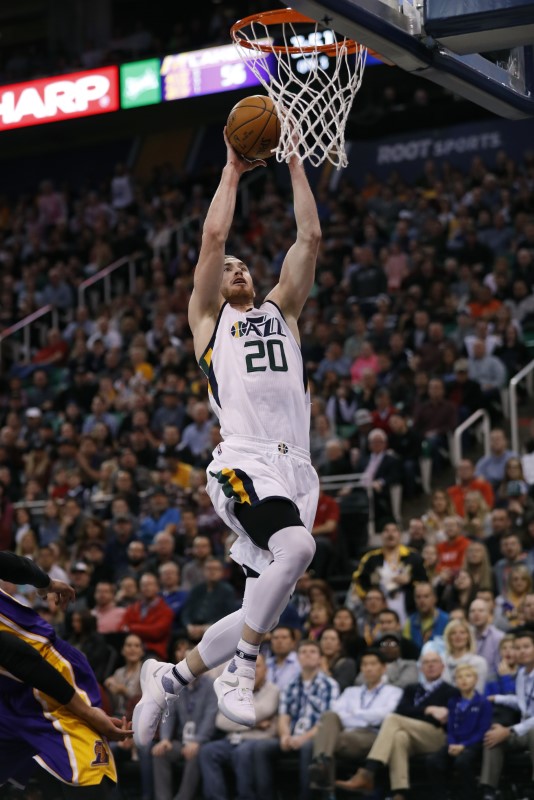 © Reuters. NBA: Los Angeles Lakers at Utah Jazz