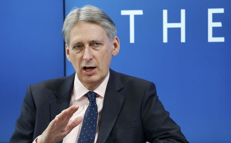 © Reuters. Ministro das Finanças britânico, Philip Hammond