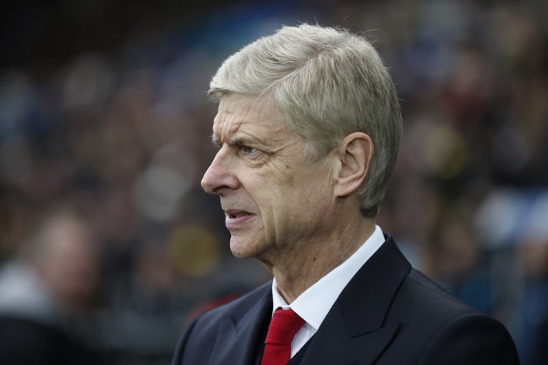 © Reuters. Arsenal manager Arsene Wenger