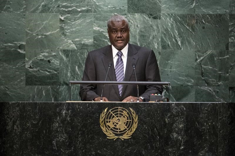© Reuters. وزير خارجية تشاد يفوز بأعلى منصب في الاتحاد الأفريقي