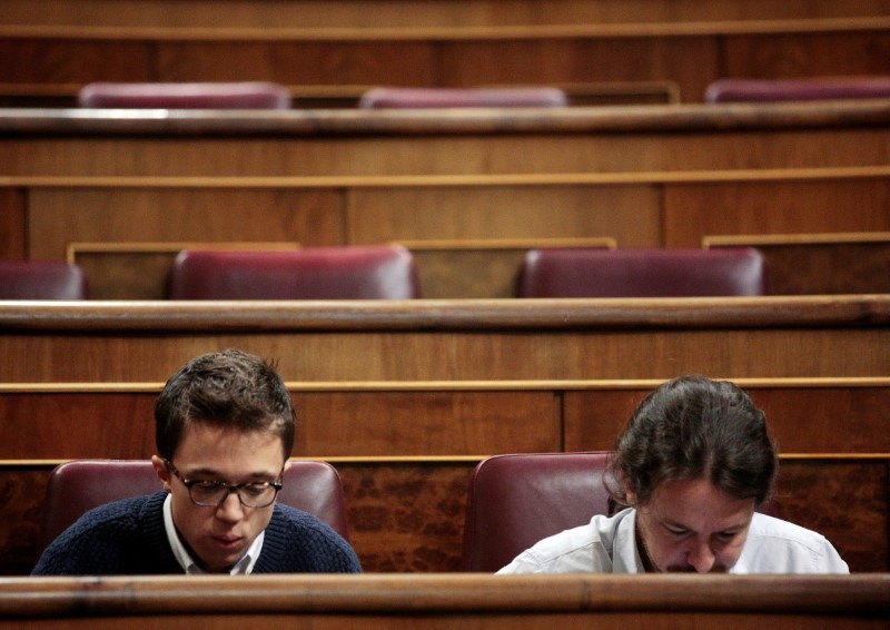 © Reuters. La falta de acuerdo dirige a Podemos a un choque en su congreso ciudadano