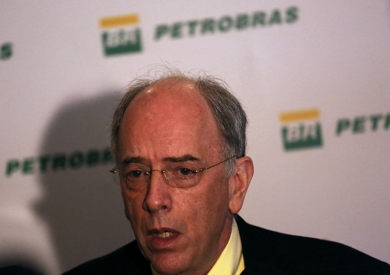 © Reuters. Presidente da Petrobras, Pedro Parente, durante entrevista coletiva no Rio de Janeiro