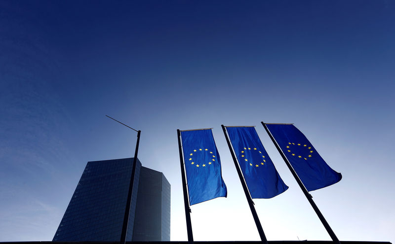 © Reuters. FILE PHOTO: The European Central Bank (ECB) headquarters is pictured in Frankfurt