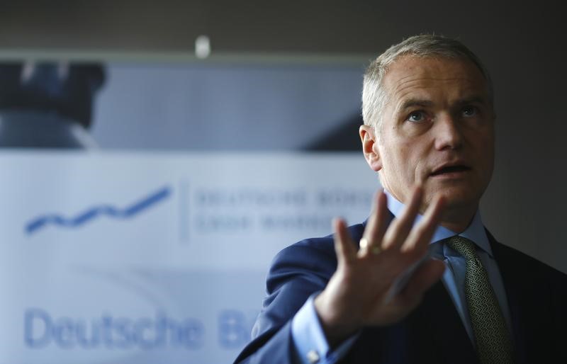 © Reuters. Fiscalía alemana investiga al CEO de Deutsche Börse