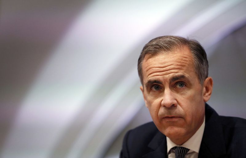 © Reuters. Mark Carney, Governor of the Bank of England attends the quarterly Inflation Report press conference at the bank in London