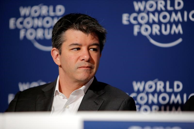 © Reuters. Uber CEO Travis Kalanick attends the summer World Economic Forum in Tianjin