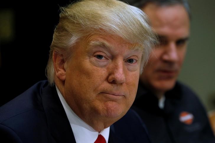 © Reuters. Trump durante reunião em Washington