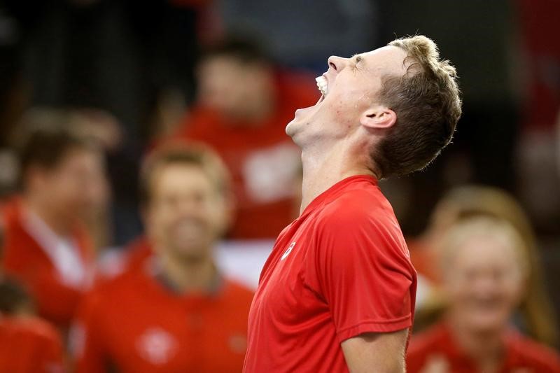 © Reuters. Tennis - Canada v Britain - Davis Cup World Group First Round