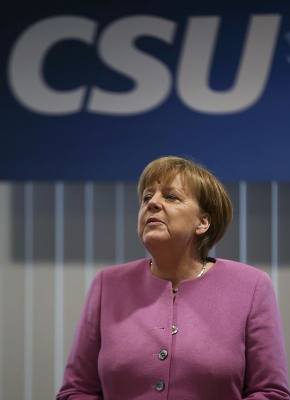 © Reuters. Chanceler da Alemanha, Angela Merkel, durante evento em Munique