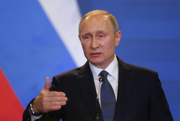 © Reuters. Putin concede entrevista em Budapeste