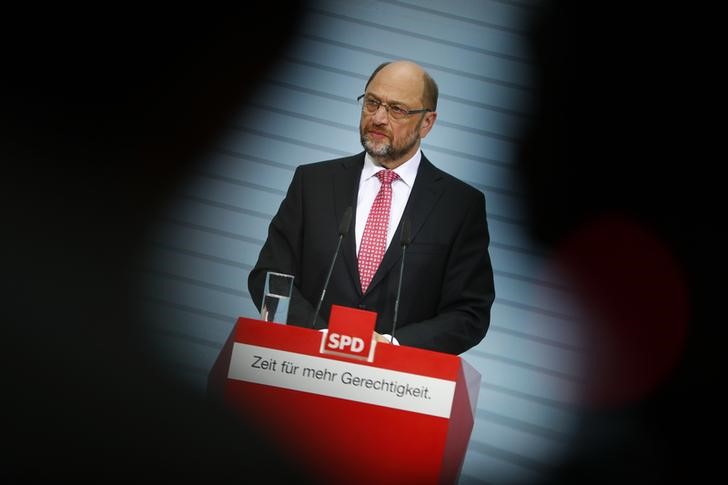 © Reuters. Líder do Partido Social-Democrata da Alemanha, Martin Schulz