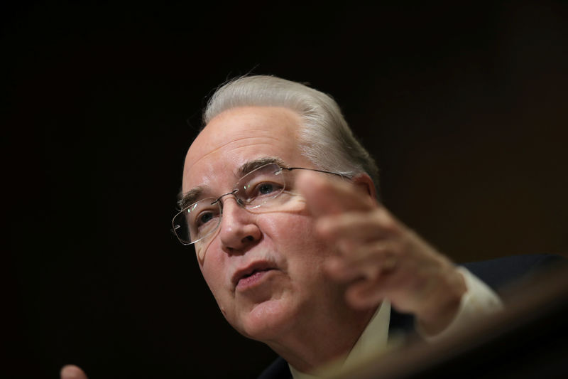 © Reuters. Novo secretário de Saúde dos EUA, Tom Price