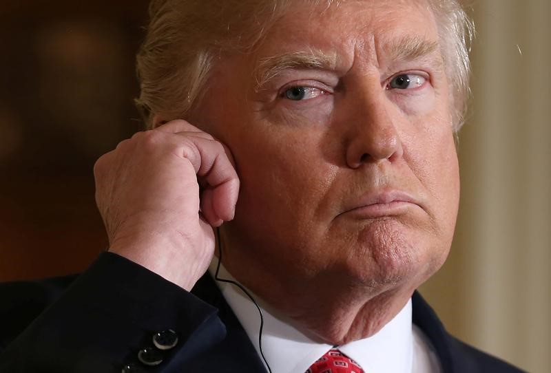 © Reuters. Presidente dos EUA, Donald Trump, durante conferência de imprensa na Casa Branca em Washington