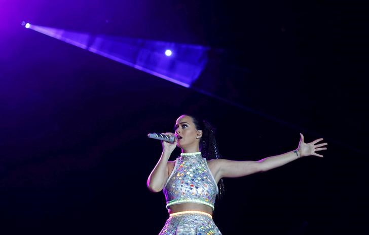 © Reuters. Katy Perry cantando en el festival Rock in Rio. Imagen de archivo.