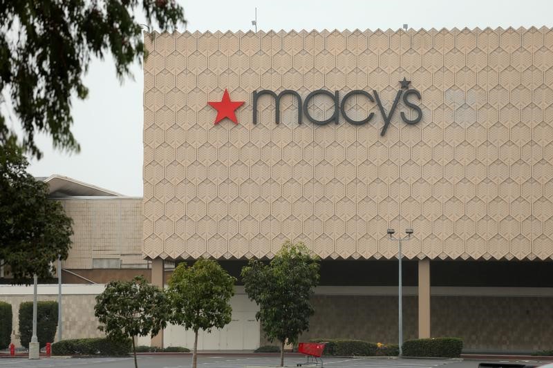 © Reuters. One of the 68 Macy's Inc stores the company plans to close is shown at the Mission Valley Center mall in San Diego, California