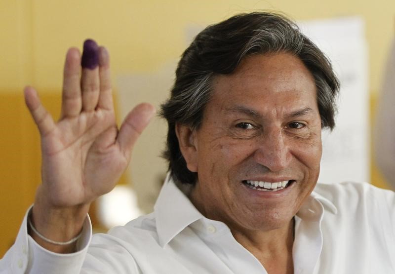 © Reuters. Imagen de archivo del ex presidente peruano Alejandro Toledo