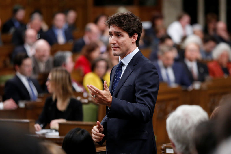 © Reuters. Primeiro-ministro do Canadá, Justin Trudeau