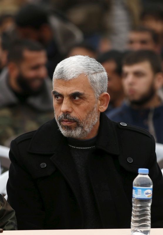 © Reuters. حماس تختار رئيس جهاز أمني سابقا رئيسا لمكتبها السياسي في غزة