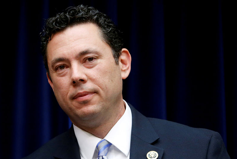 © Reuters. File Photo: Chairman of the House Oversight and Government Reform Committee Jason Chaffetz (R-CA) before testimony on the "Oversight of the State Department" in Washington