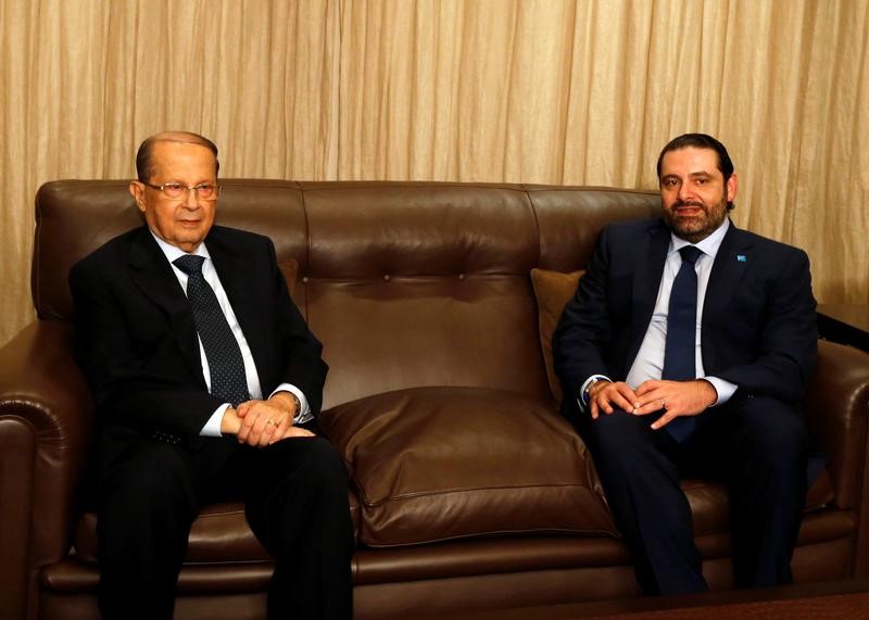 © Reuters. تعليقات عون والحريري تكشف عن انقسام سياسي في لبنان