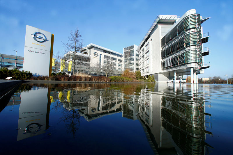 © Reuters. The Opel headquarters are pictured in Ruesselsheim