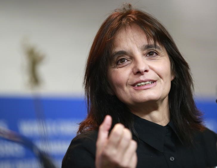 © Reuters. Diretora Teresa Villaverde no Festival de Berlim